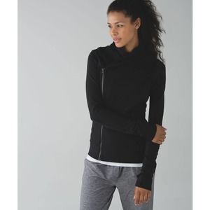 Lululemon Bhakti Yoga Jacket Asymmetrical Luon Sz 6